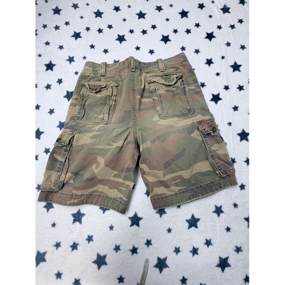Hollister Cargo Shorts Mens 34 Camo Camouflage Utility Pockets Casual - Picture 5 of 8